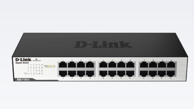 D-Link 24 Port 10/100/1000 Mbps Unmanaged Switch |DGS-F1024 DGS-F1024
