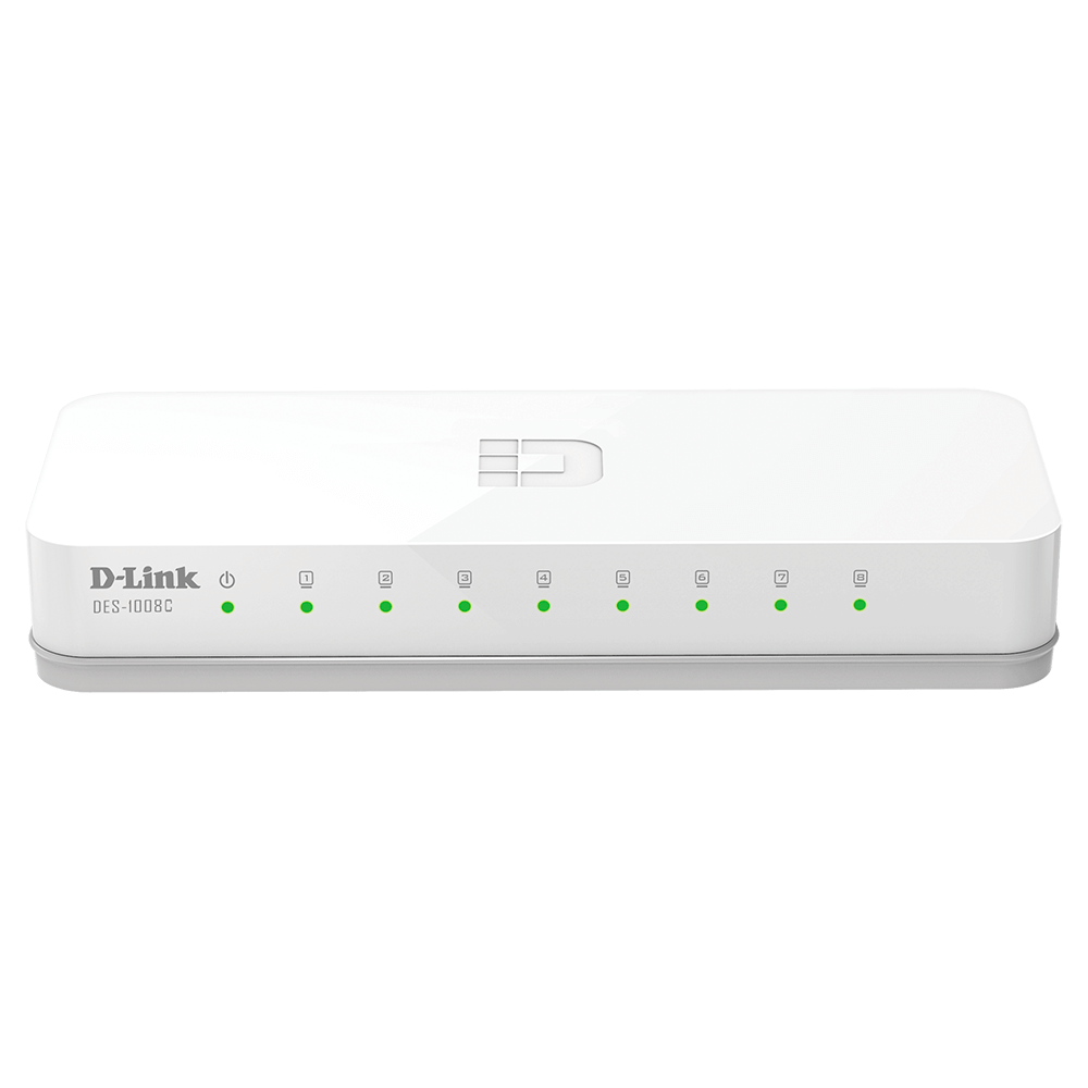 D-Link 8-Port Fast Ethernet Unmanaged Switch | DES-1008C DES-1008C