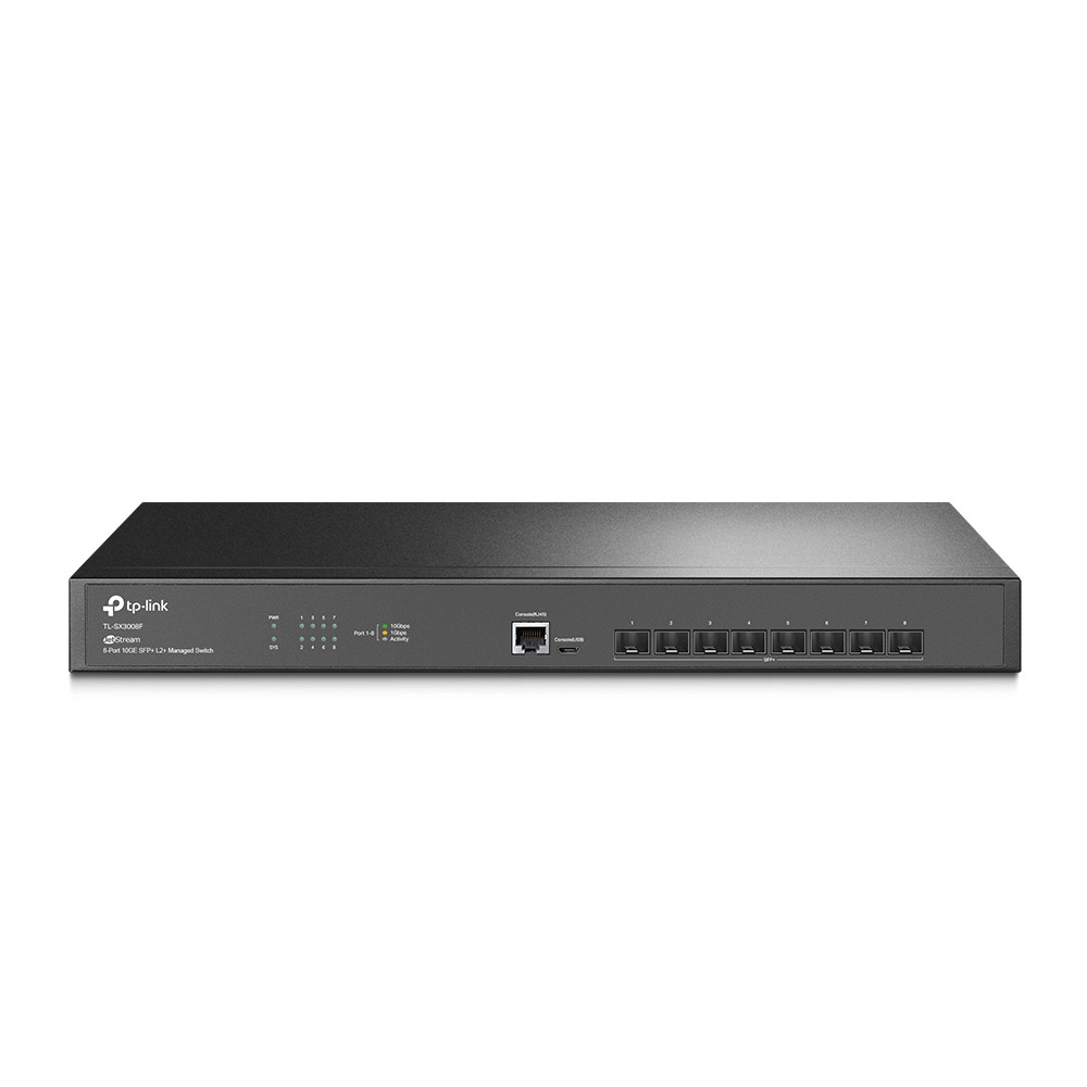TP-LINK JetStream 8-Port 10GE SFP+ L2+ Managed Switch | TL-SX3008F TL-SX3008F
