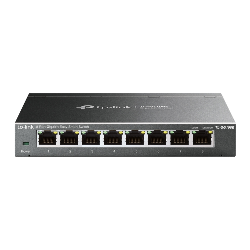 TP-LINK 8 Port Gigabit Switch Smart Managed | TL-SG108E TL-SG108E