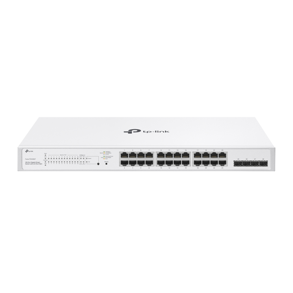 TP-LINK 28-Port Gigabit Smart Switch with 24-Port PoE+ | Festa FS328GP Festa FS328GP
