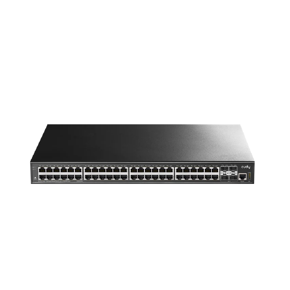 CUDY 48-GbE 4-SFP+ L3 Managed Gigabit Switch | GS5048S4  GS5048S4
