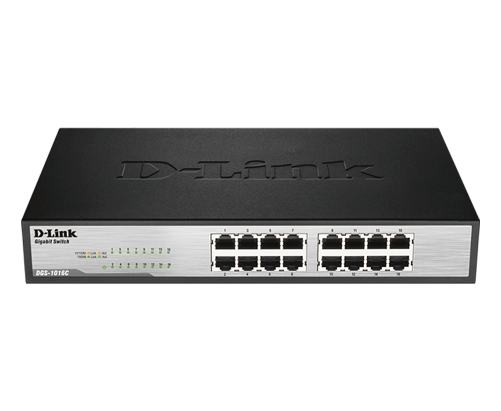 D-Link 26 Port 10/100/1000 Mbps Unmanaged Switch |DGS-1015C  DGS-1015C