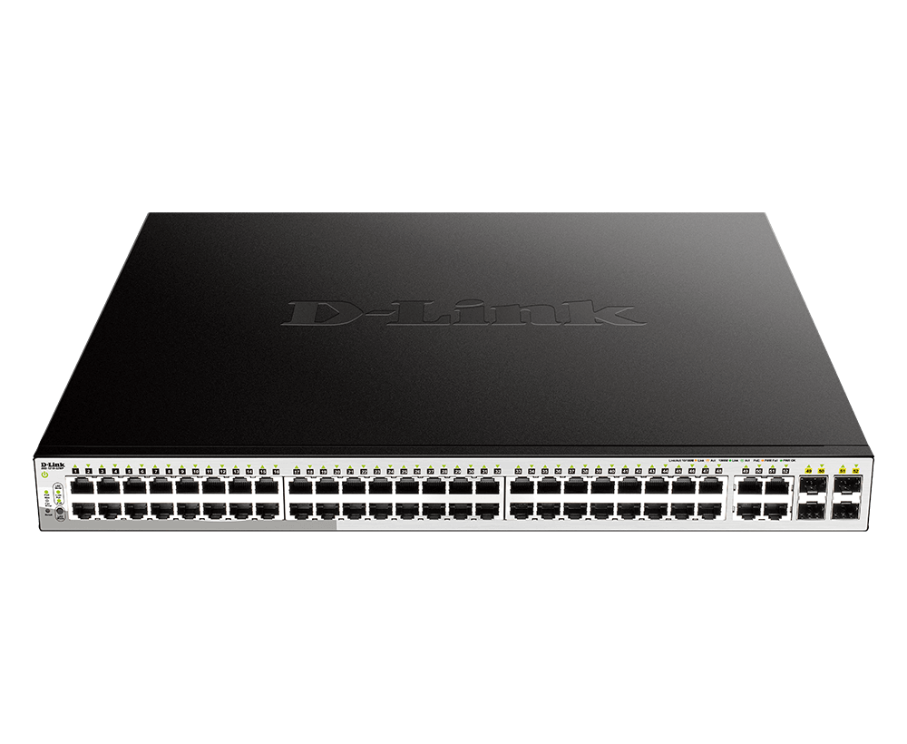 D-Link 52-Port Gigabit Smart Managed PoE Switch |DGS-1210-52MP  DGS-1210-52MP