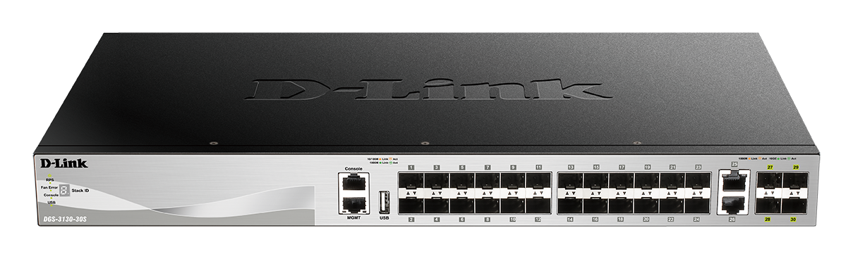 D-Link L3 Managed Switch 30 Port 2 10 Ge 4 SFP+ | DGS-3130-30TS DGS-3130-30TS