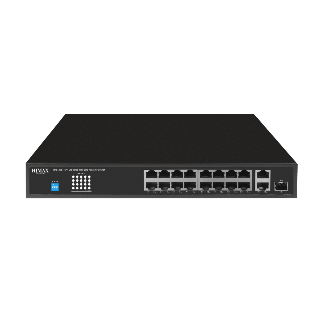 HIMAX Lite Series Long Range 18 Ports PoE Switch | PS11602FE-L PS11602FE-L
