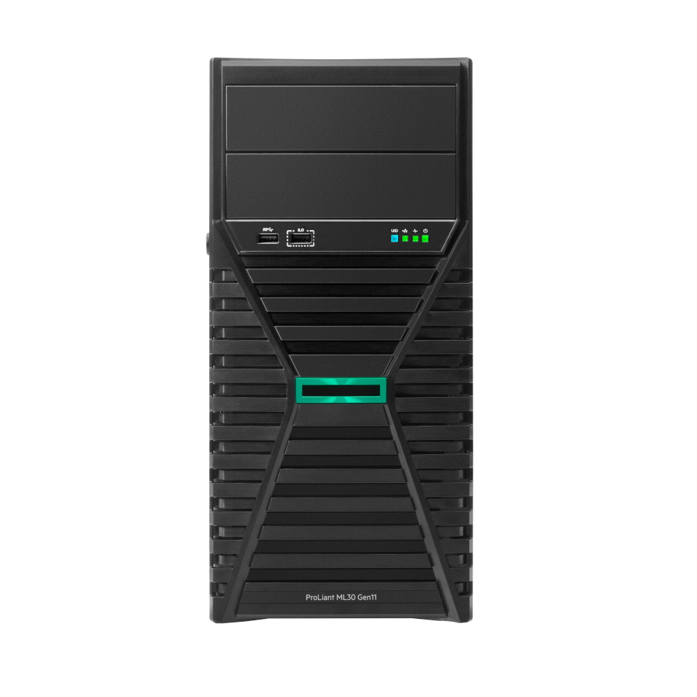 HPE ProLiant ML30 Gen11 Tower Server - Intel Xeon E-2436, 64 GB RAM, 4×300 GB SAS | P81773-425  P81773-425