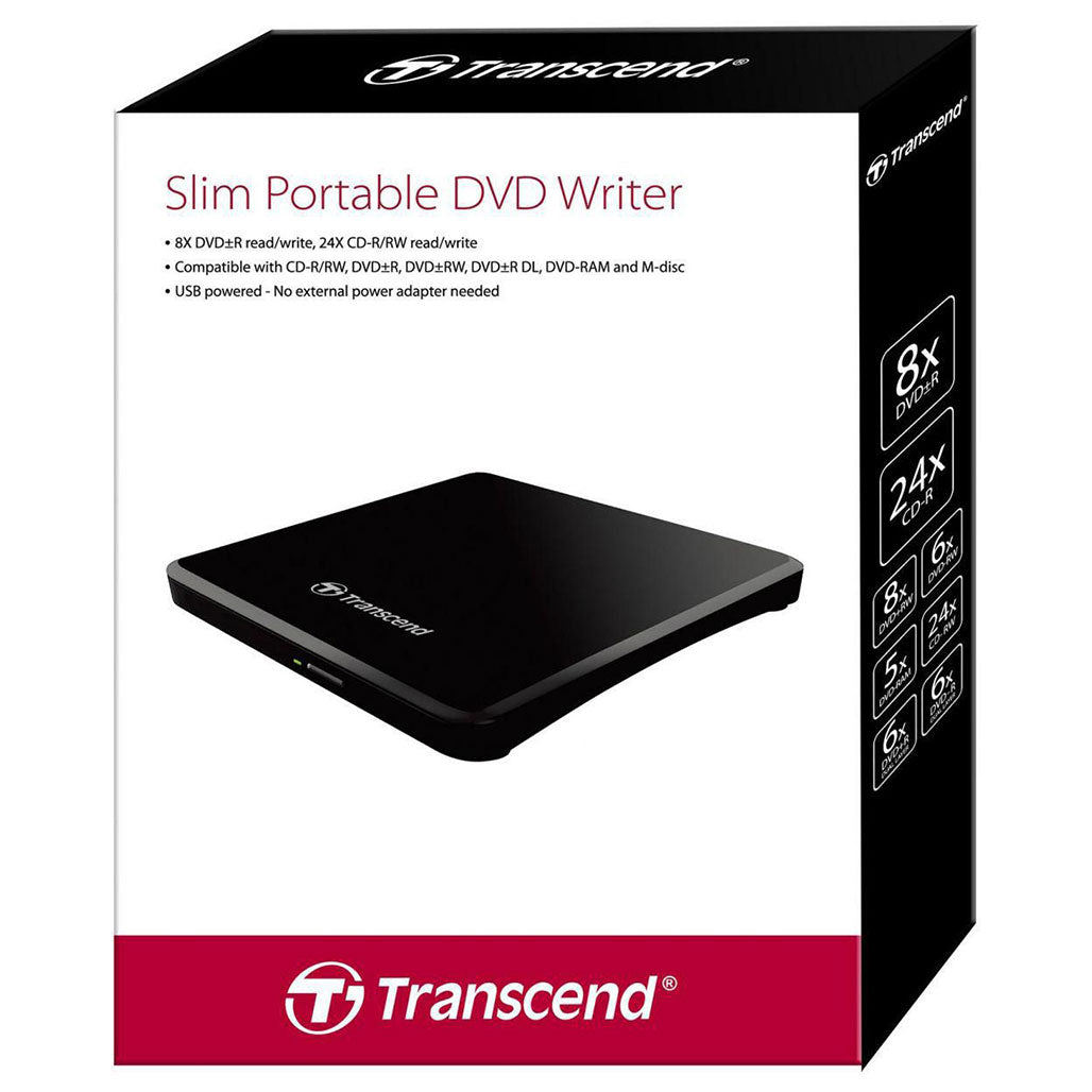 Transcend Slim Portable DVD Writer 2